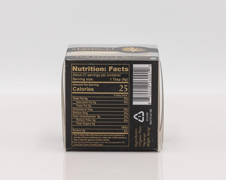 Mansfield Maple Organic Pure Vermont Maple Block