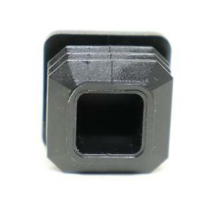 3/4" Inch | Square Plastic End Cap Tubing Hole Post Plug | Multiple Quantities