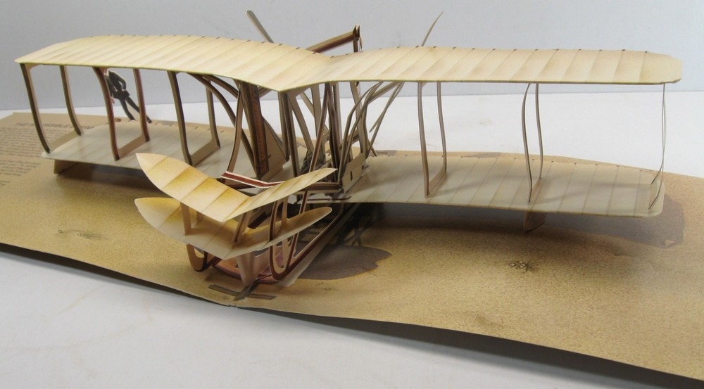 c. 1981 "Wright Flyer Pop-Up", "Kitty Hawk 1903", by Popsites