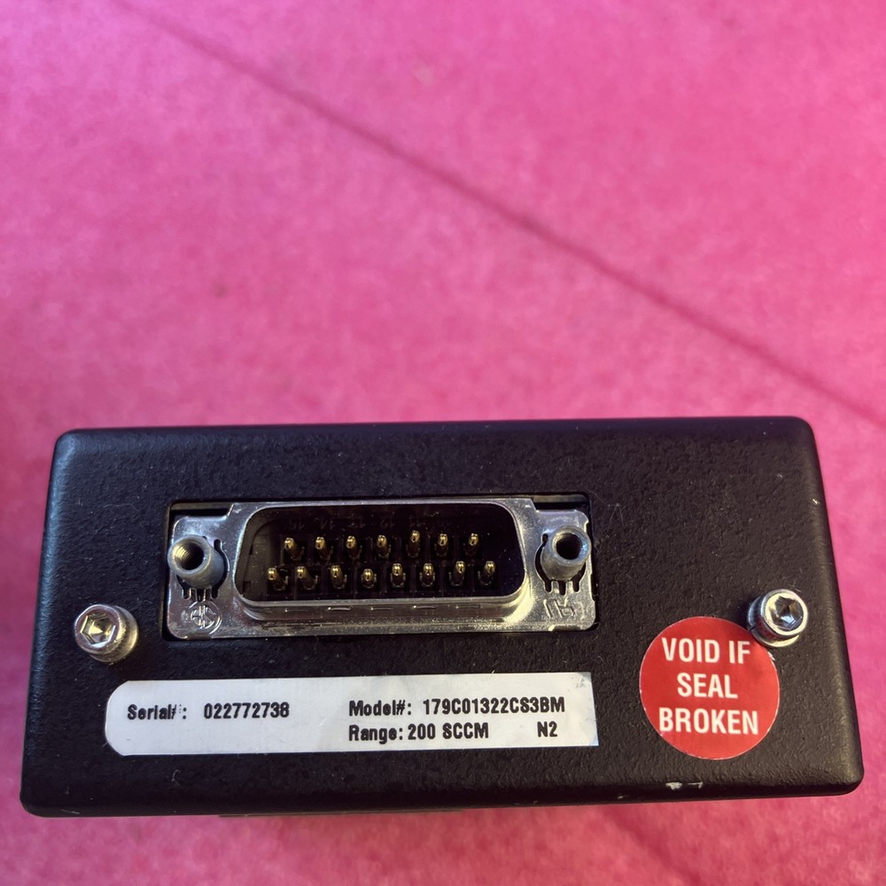 MKS Mass-Flo Meter 179C01322CS3BM Flow Controller N2, 200 SCCM