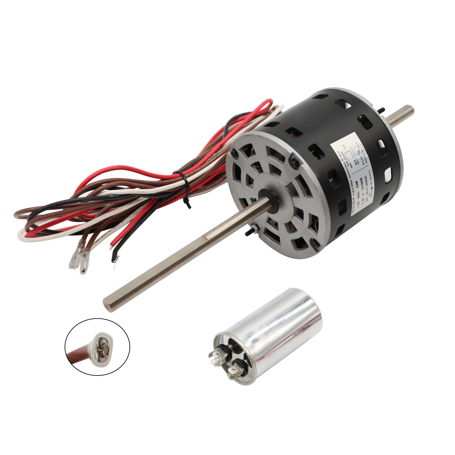 Fan Motor 1/3 HP 115 Volts 3.4 Amps For Fasco And Coleman 7855MVA-A11U D1092