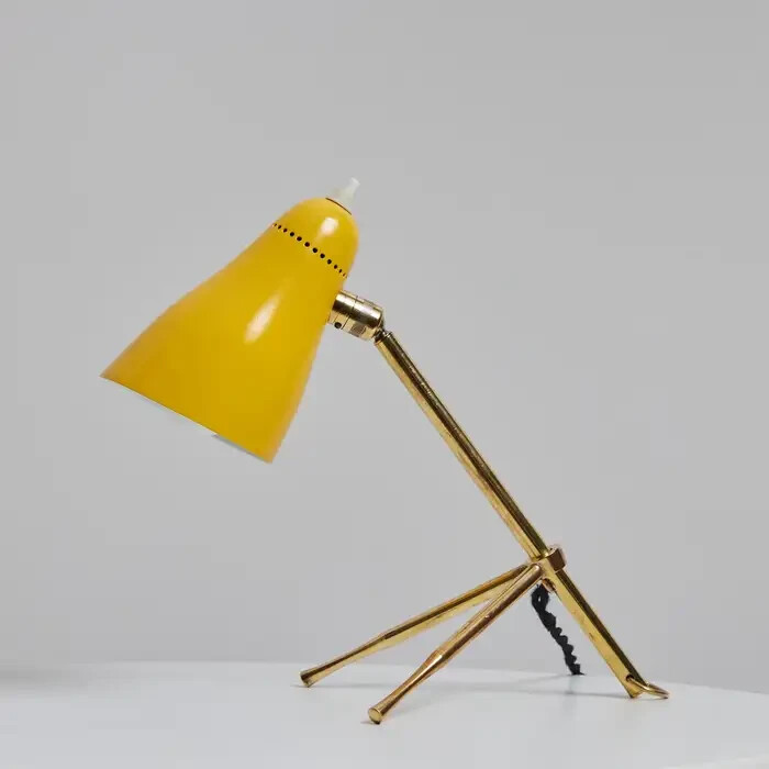 Giuseppe Ostuni "Ochetta" Yellow Wall or Table Lamp