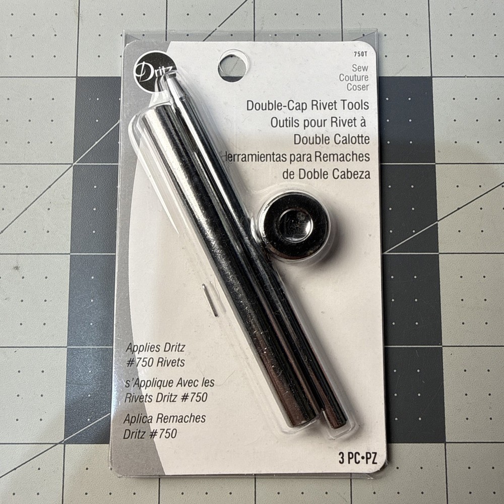 Dritz Double-Cap Rivet Tools, 3pc