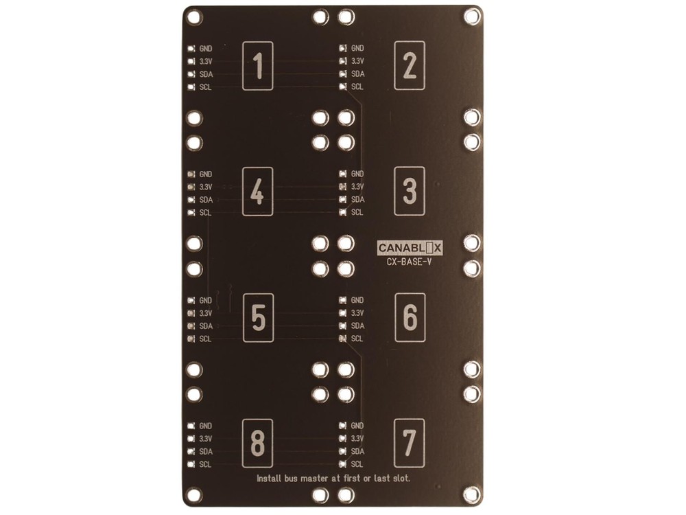 CANABLOX® Base 'V' with 2x4 Module Slots (CX-BASE-V)