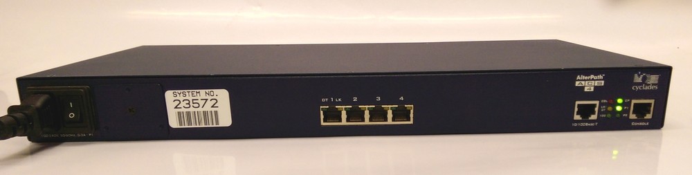 Cyclades Alterpath 4-port Advanced Console / Terminal Server ACS4