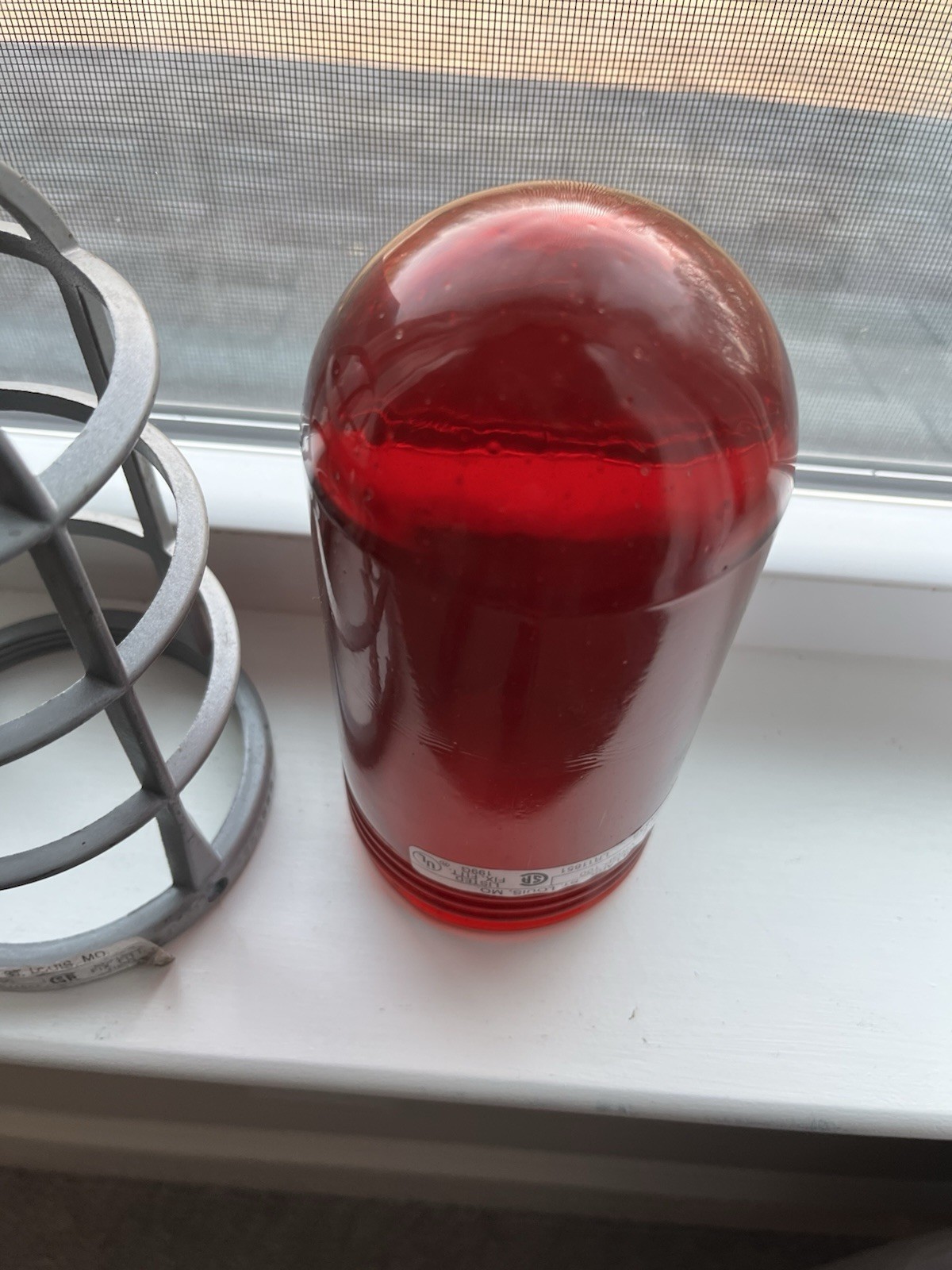 Vintage KILLARK VAG-100 ELECTRIC EXPLOSION PROOF LIGHT FIXTURE W/CAGE INDUSTRIAL