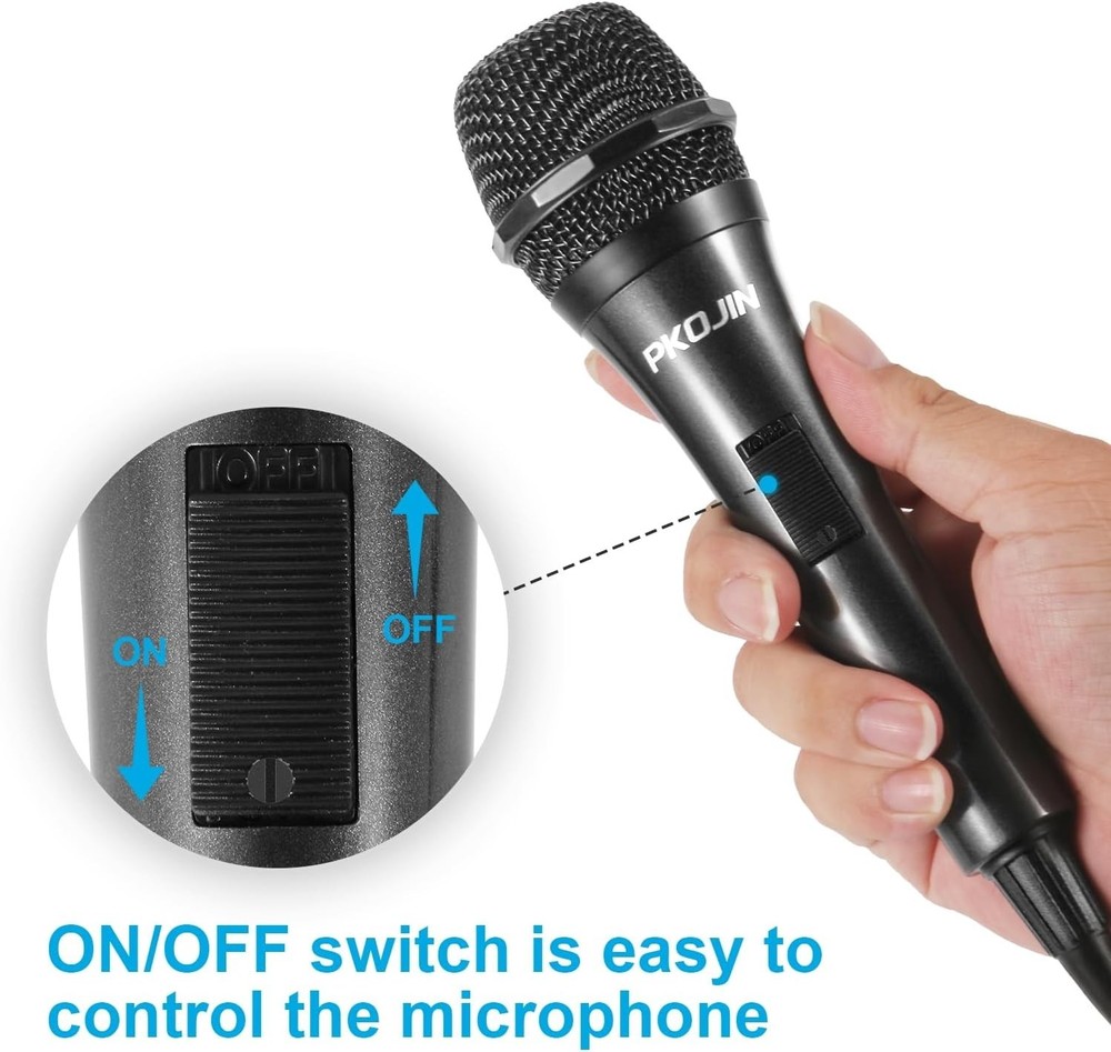 Comfortable Handheld Karaoke Mic with High Sensitivity and Noise Reduction