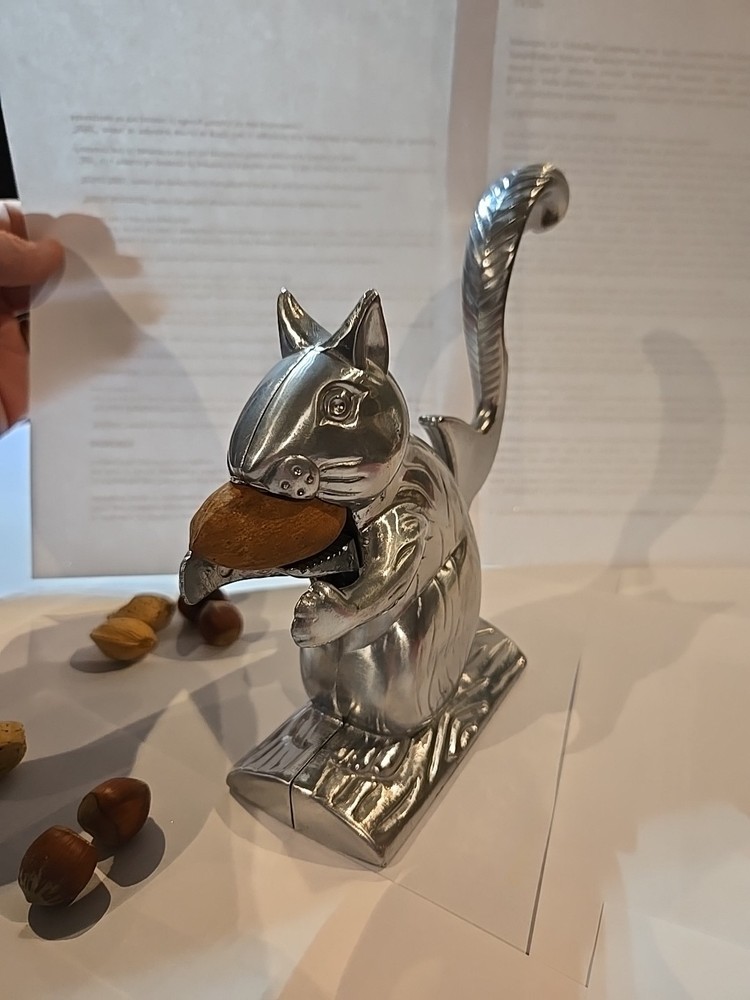 Vintage Squirrel Nutcracker Cast Aluminum