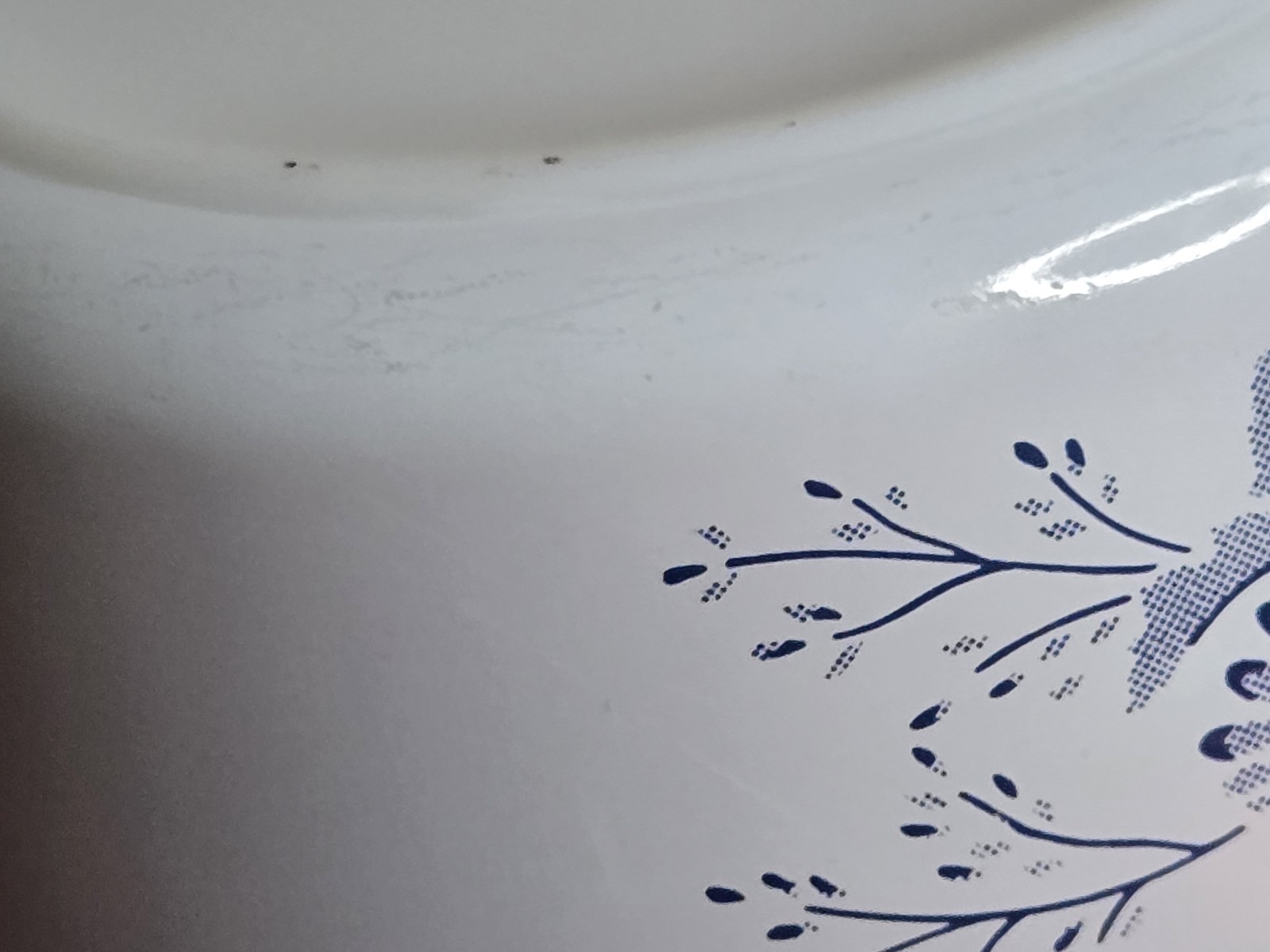 VINTAGE PYREX COLONIAL MIST ROUND 1.5 L CASSEROLE DISH 474-B NO LID