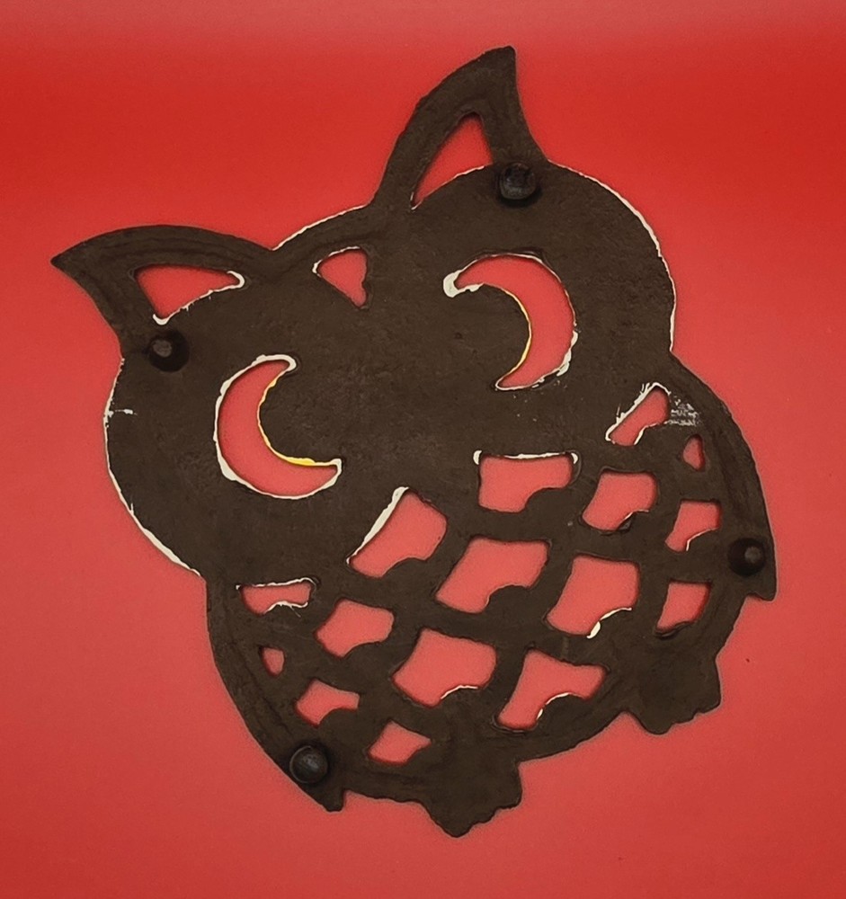 Owl Trivet Handpainted Kitchen Decor