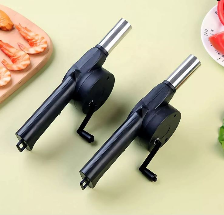 BBQ Fan Air Blower Fire Starter Portable Tool