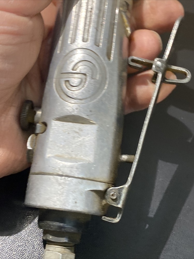 CHICAGO PNEUMATIC CP879 3/8" REVERSIBLE AIR ANGLE DRILL TESTED