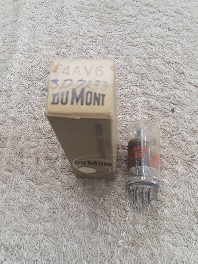 NOS Dumont 4AV6 Vacuum Tube