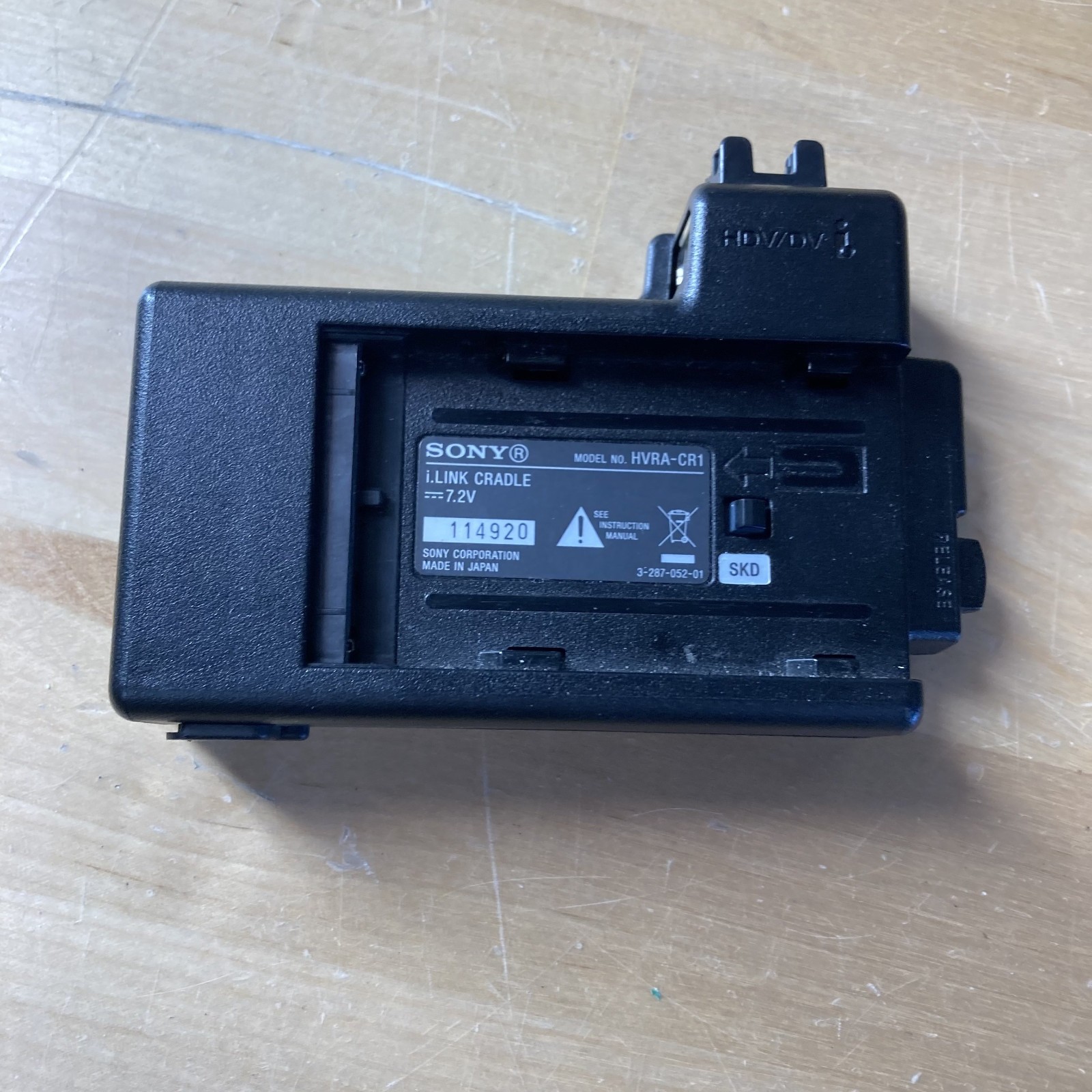 Sony HVRA-CR1 Cradle for MRC1 Memory Recording Unit 1394 Firewire