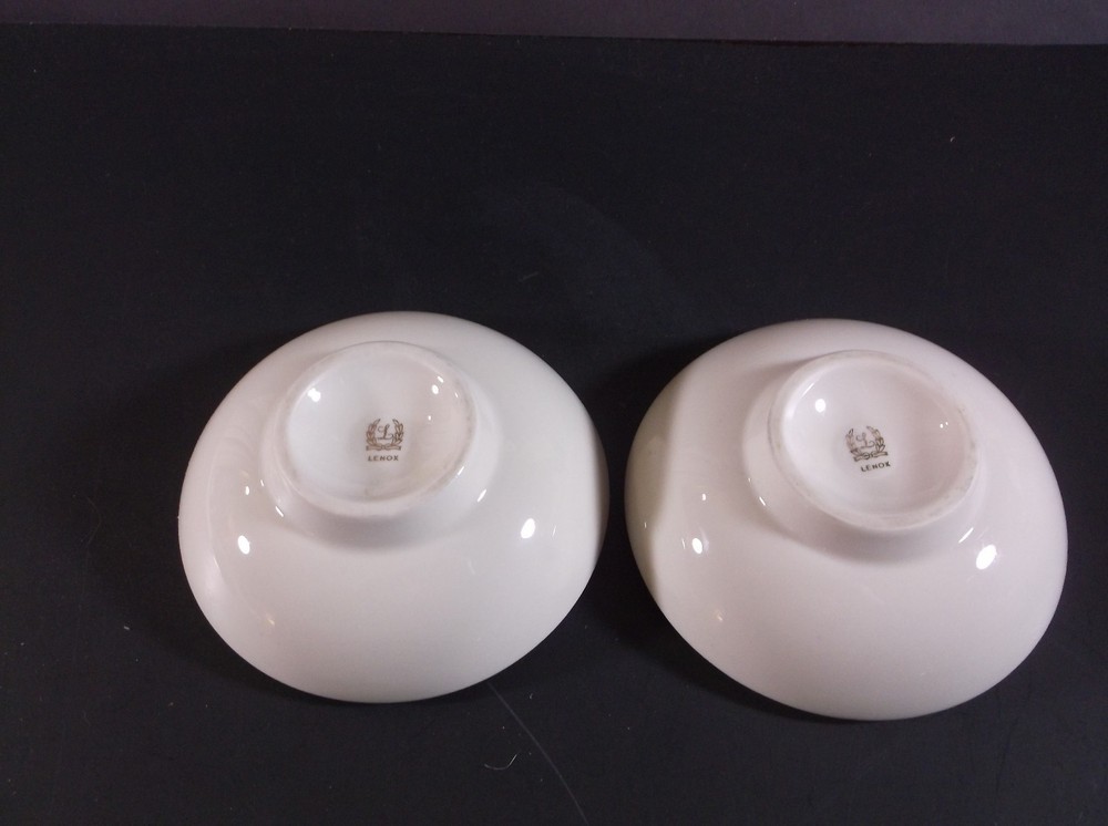 Lenox China cupped candle holders
