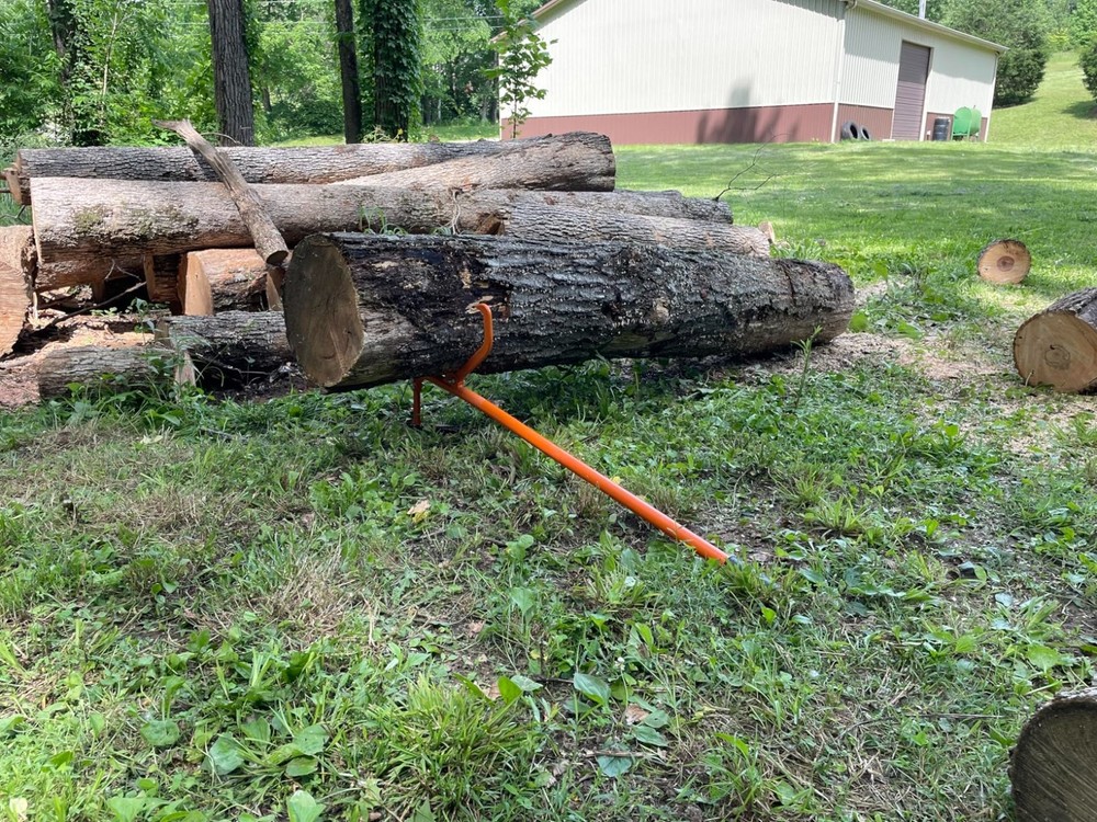 Adjustable Timberjack Log Jack 50.9" - Ergonomic, Durable & Rust-Resistant