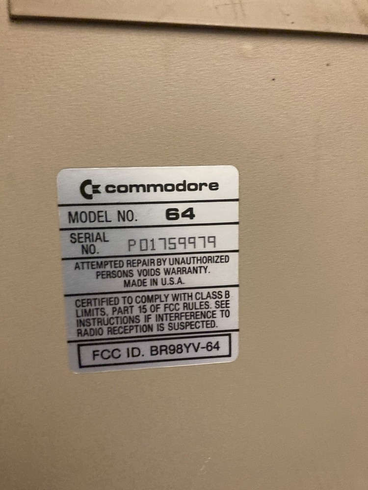 Commodore 64 Keyboard UnTested!