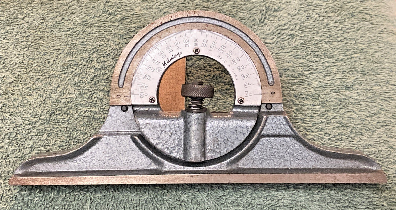 Mitutoyo 180-301 Combination Protractor Head Machinist Tool Made in Japan