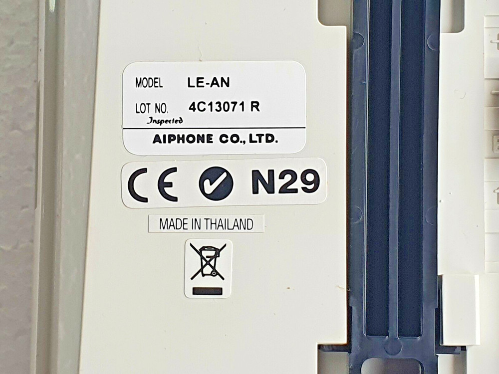 AIPHONE LE-AN Surface Mount Sub Station Intercom with Privacy # NEW