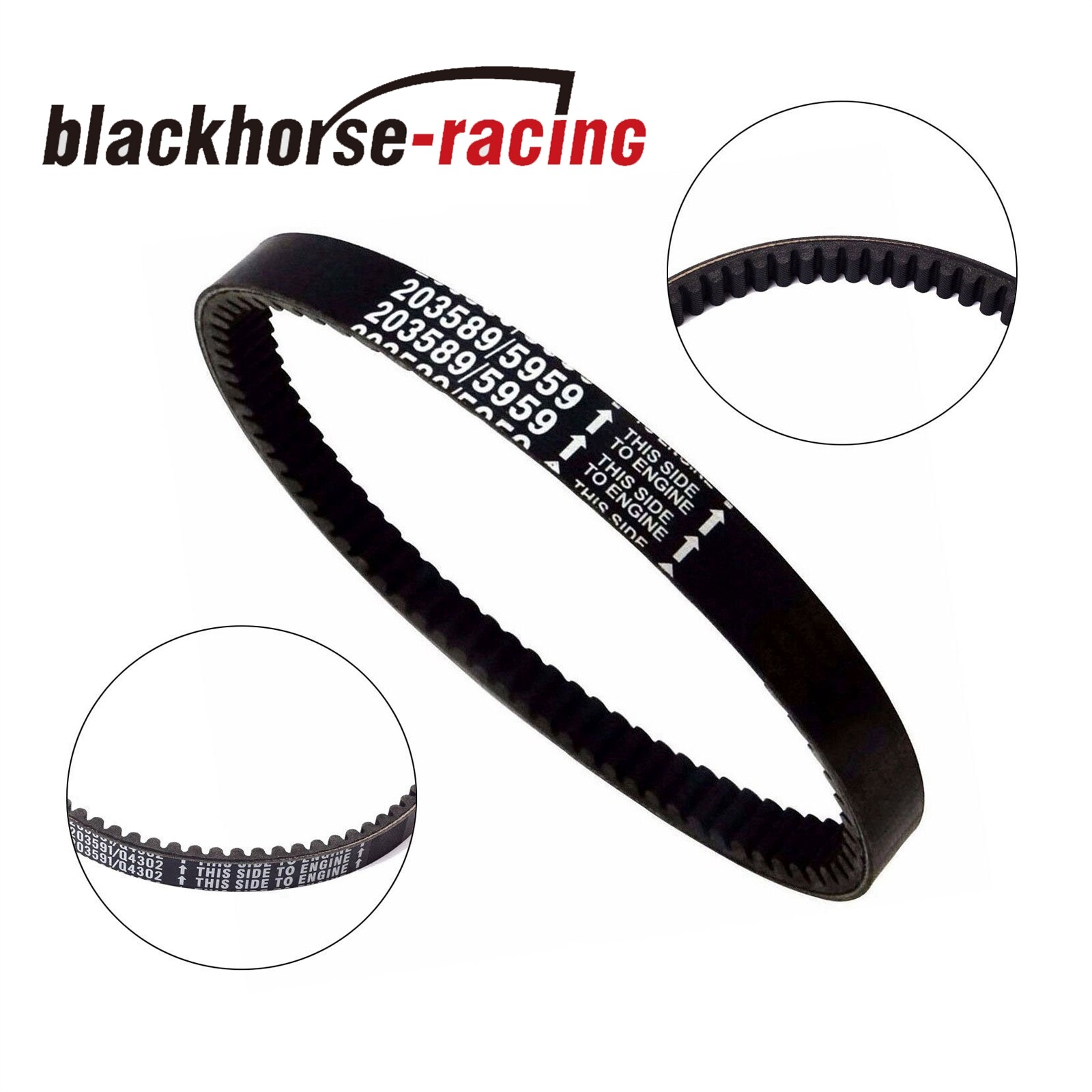 3Pc 30 series go kart cogged torque converter drive belt 203589-3 for comet 5959