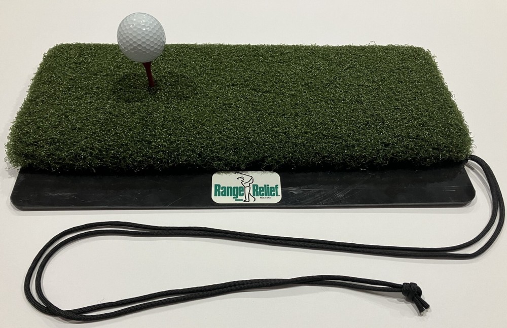 Original RangeRelief Premium Turf Portable Practice Golf Hitting Mat