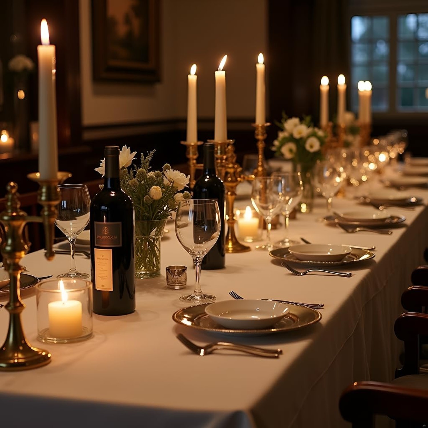 12 Pack Ivory Taper Candles丨Taper Candles 10 Inch Dripless丨Unscent