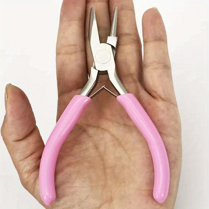 5" Round Concave Pliers – Precision Wire Loop Tool for Jewelry Making & Diy Use