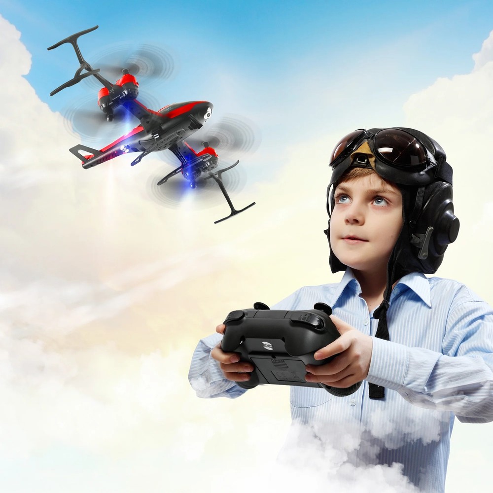 TOPFOX TOP-FP-01 Remote Control Helicopter, Red