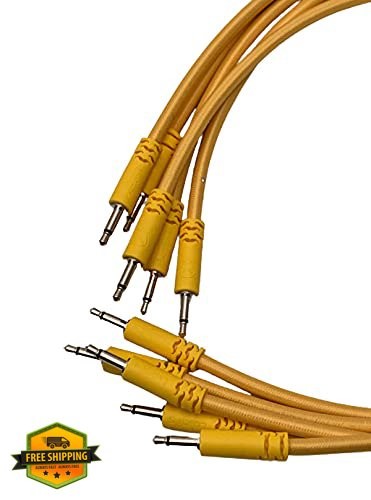 Luigis Modular Supply 5x 6" Bucatini Patch Cables Gold