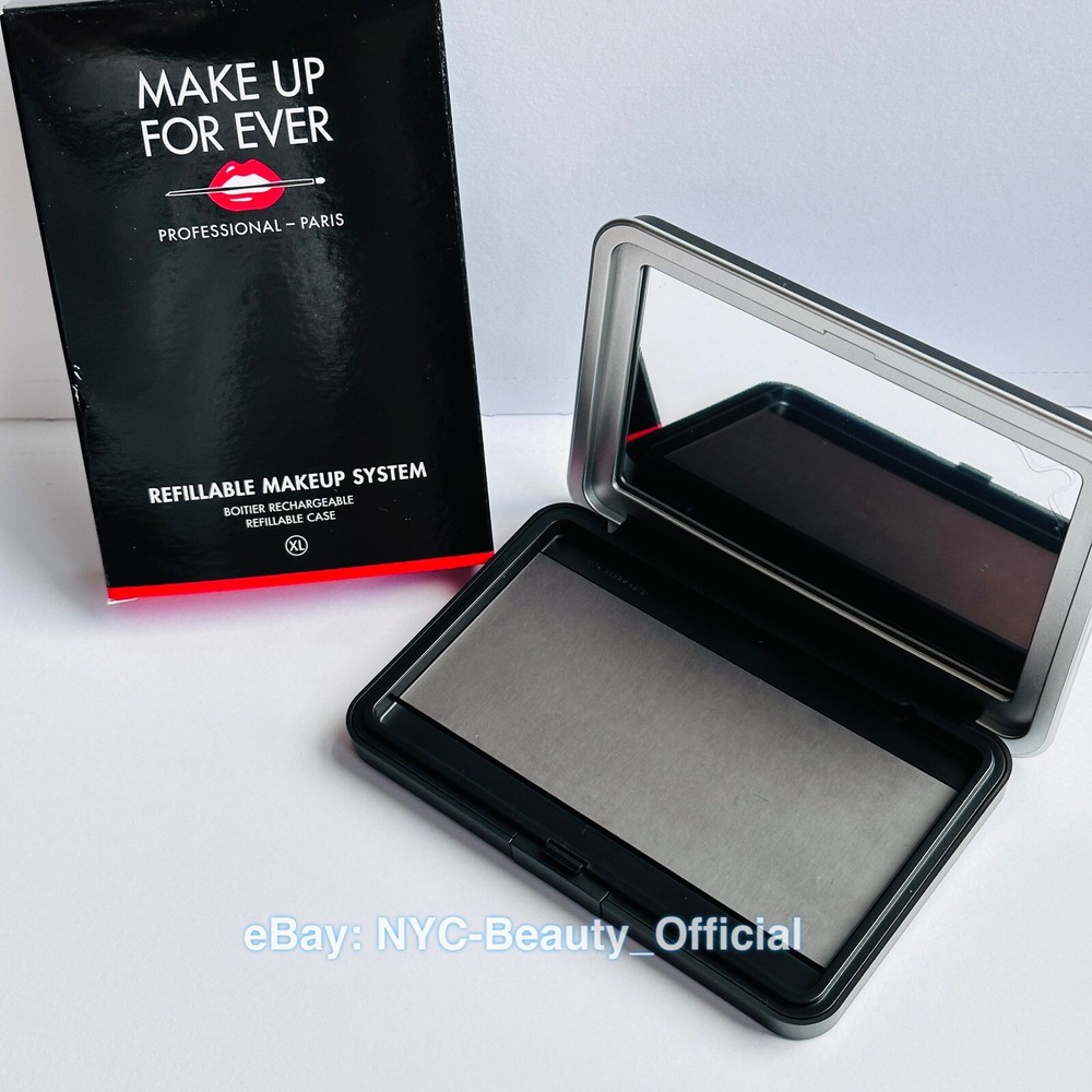 3 x MAKE UP FOR EVER Mirrored Refillable Empty Case Makeup Palette XL