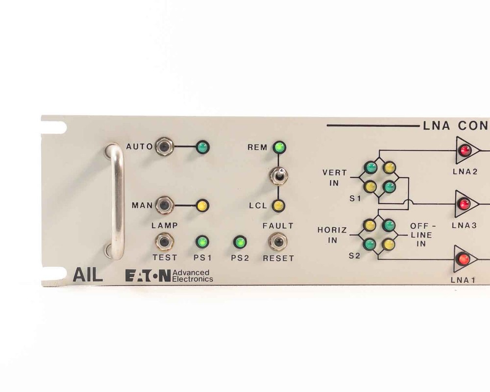 Specialty Microwave 573874-1 LNA Control Panel SATCOM Rack Mount Eaton