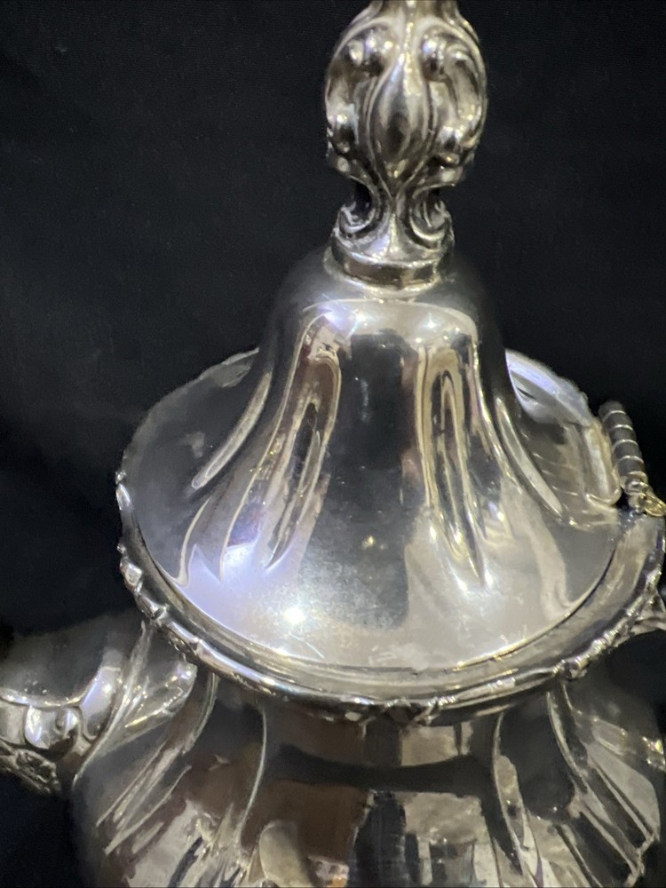 Silver Plated Tea And Coffee Kettle