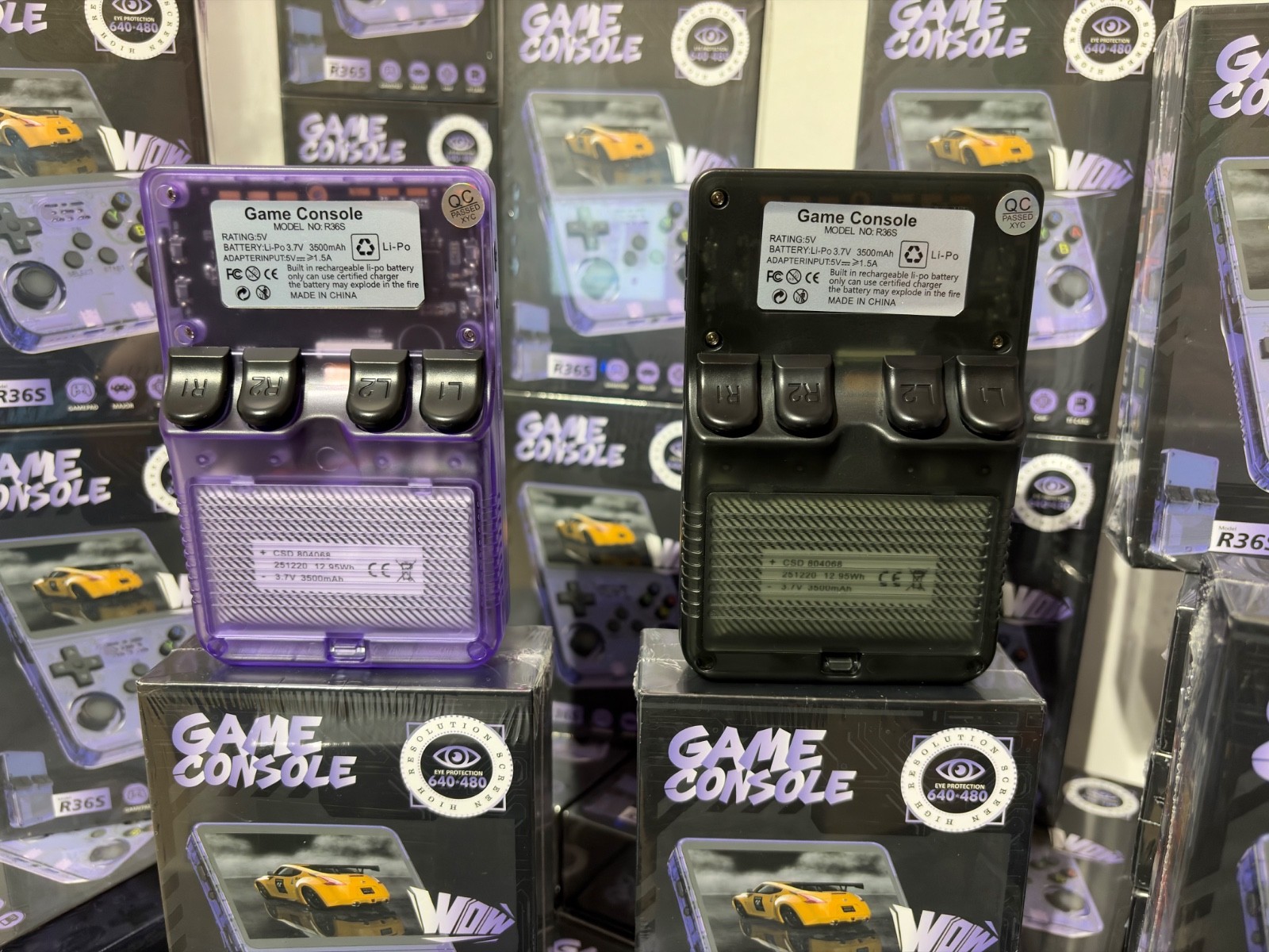 R36s Retro Handheld Premium Gaming Console with 21,000 Top-Tier Video Games