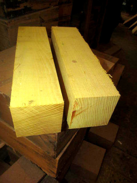 EIGHT (8) OSAGE ORANGE TURNING BLANKS LATHE TURNING BLOCK LUMBER 2" X 2" X 11"