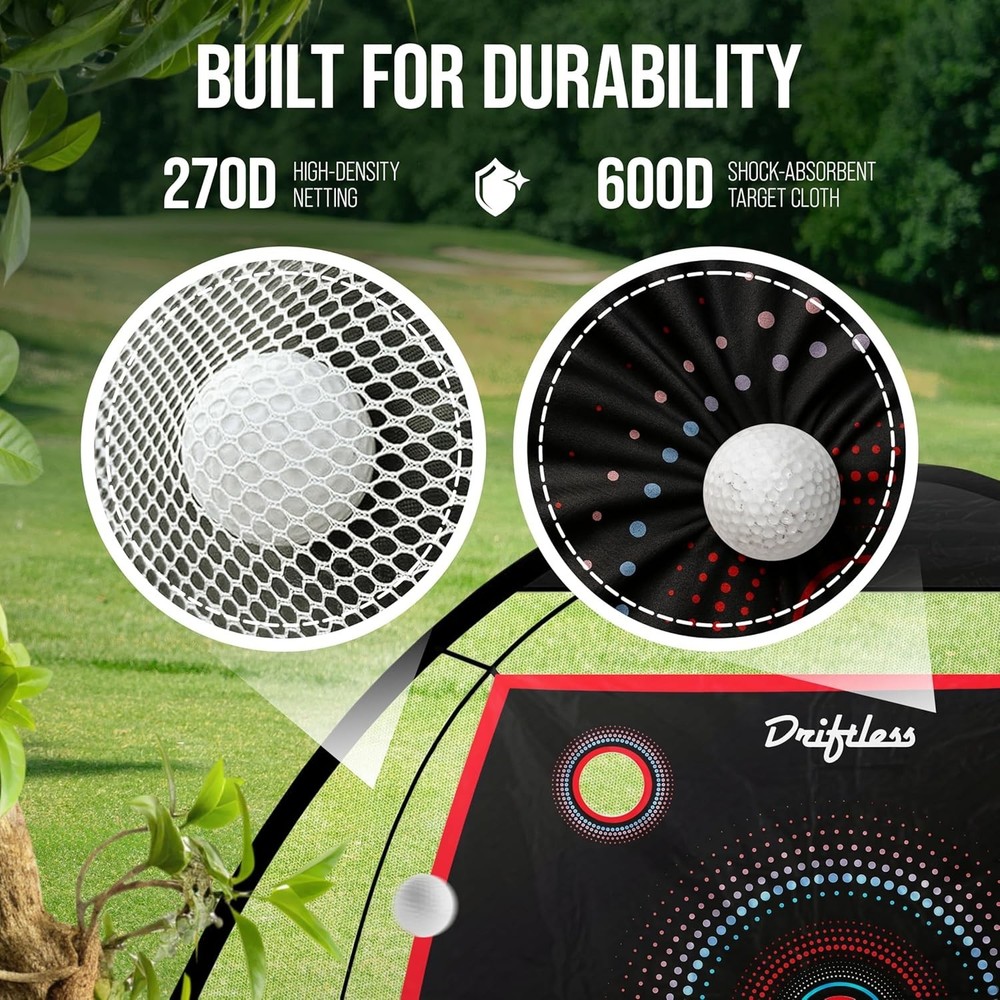 golf net with impact screen