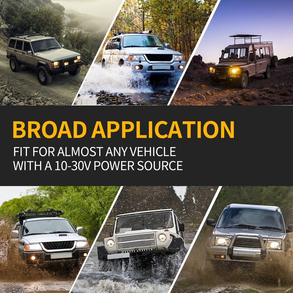 FXC 2pack 6-LED Strobe Light Red Waterproof Emergency Beacon Flash