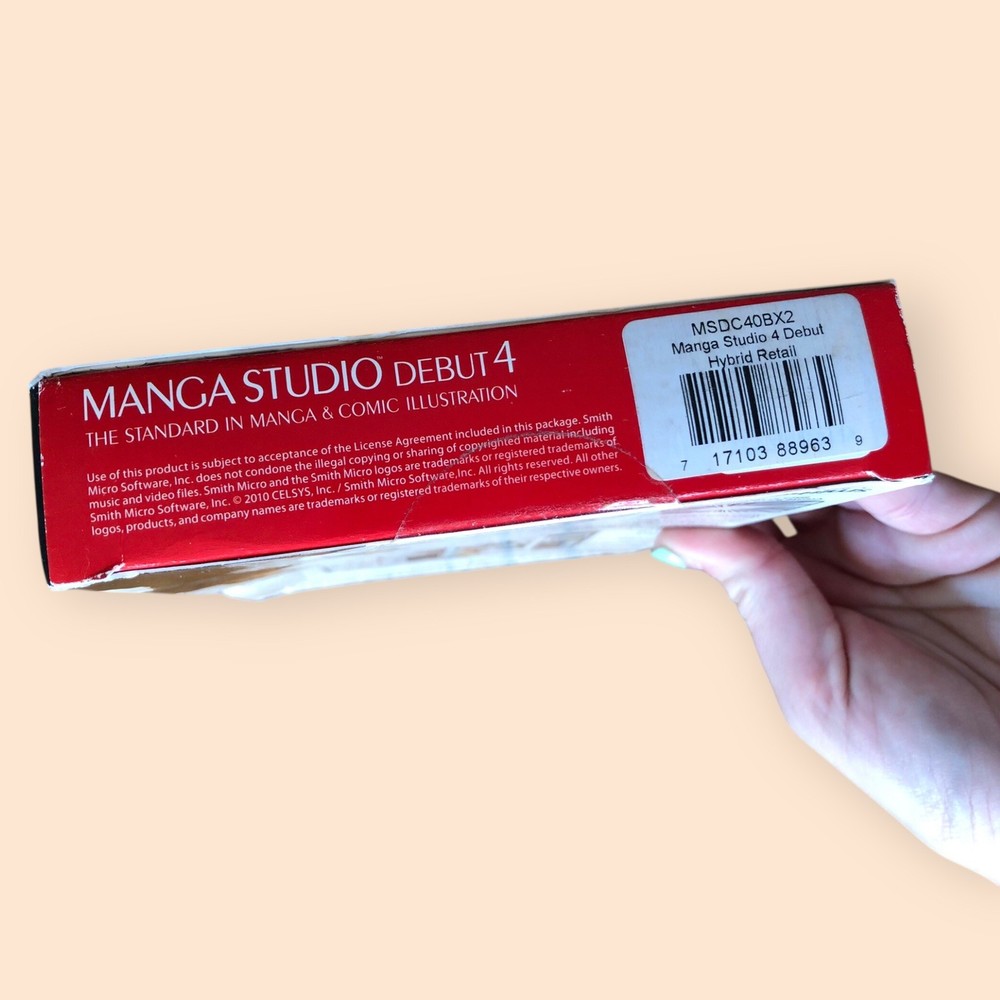Manga Studio Debut 4 Smithmicro Software Manga & Comic Illustration NEW Sealed