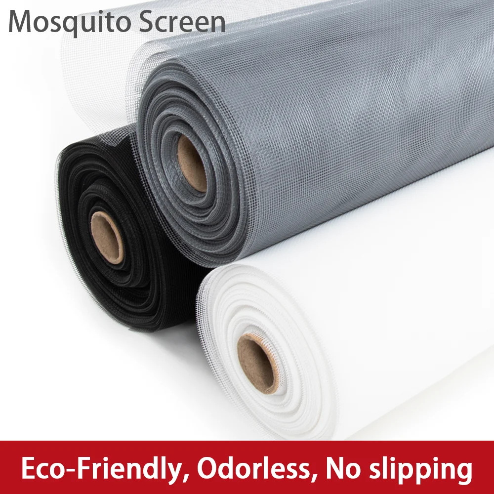 Durable Cuttable Mosquito Screen Mesh Roll Large Coverage for Windows Doors