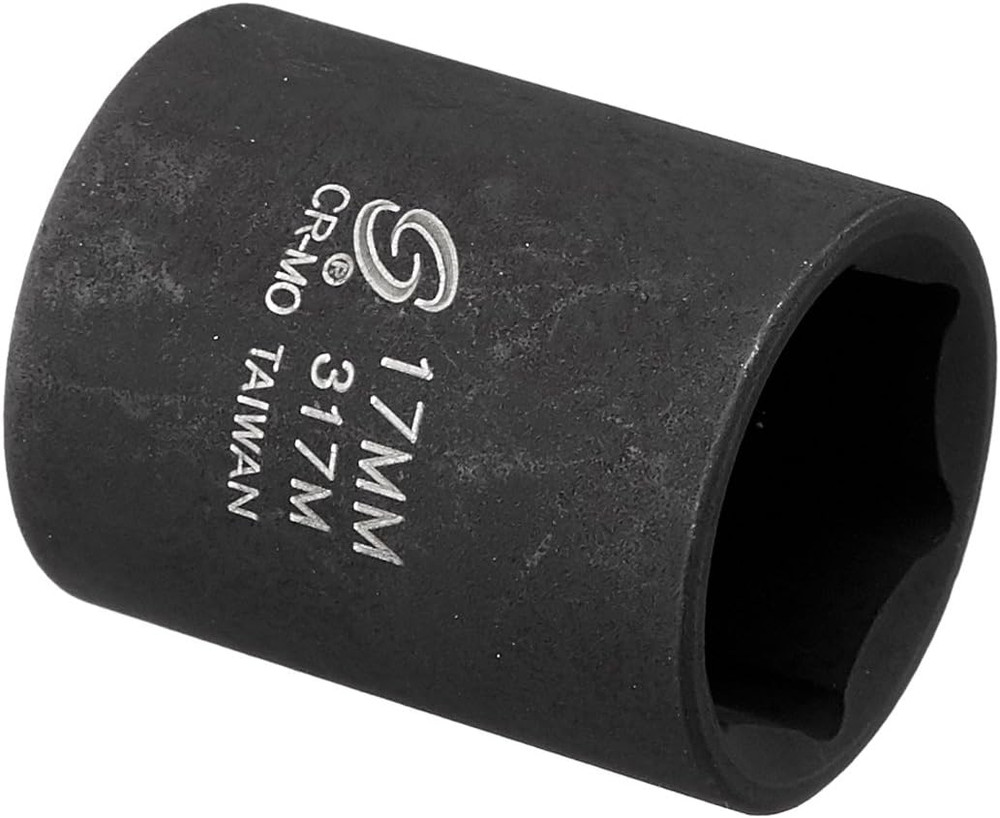Sunex 317M 3/8-Inch Drive 17-Mm Impact Socket