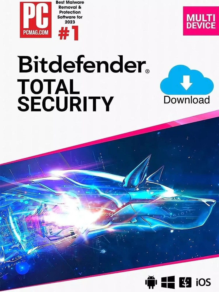 Bitdefender Total Security - 10 Devices / 2 Years. USA Only. Fast Delivery