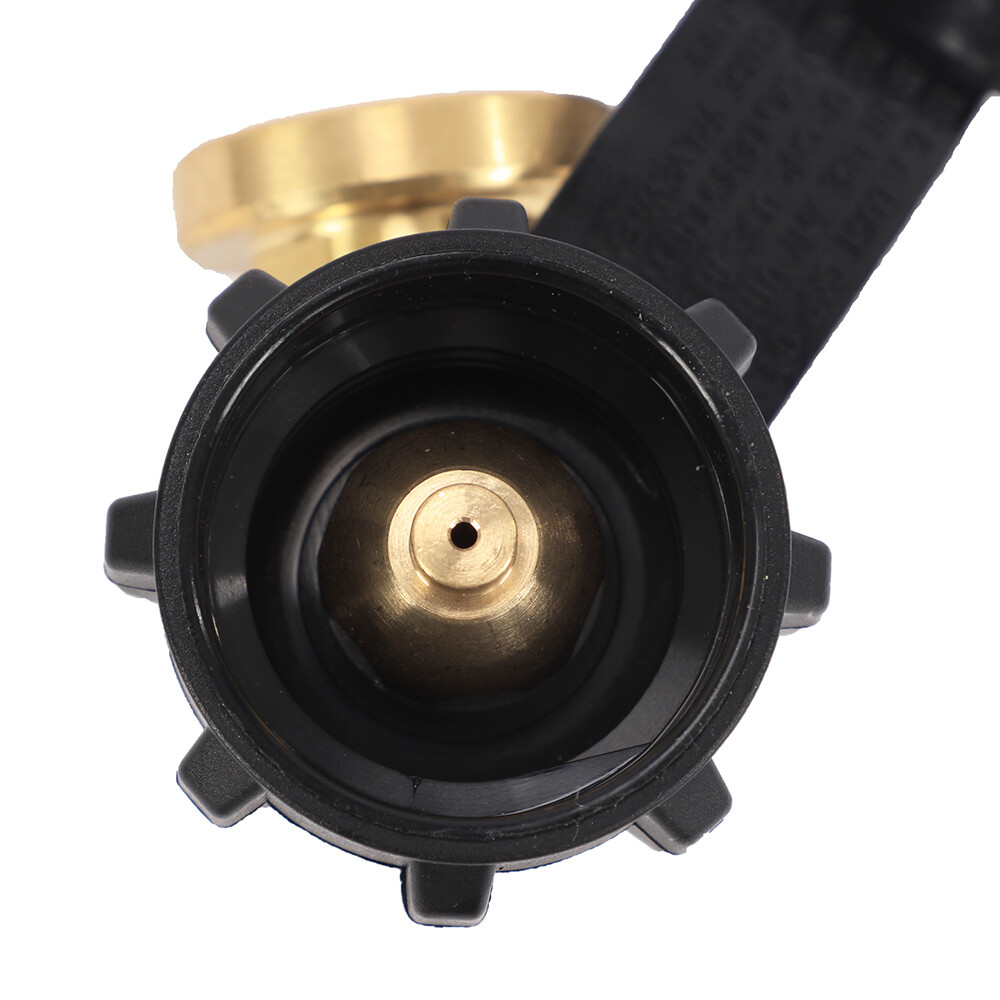 Propane Tank Gauge Brass Adapter w/Gas Pressure Level Meter Indicator for BBQ RV