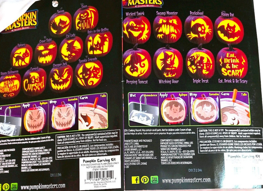 Pumpkin Carving Tools Lot