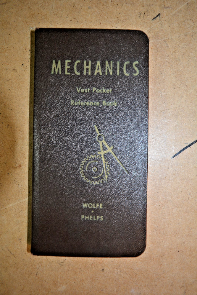 Mechanics Vest Pocket Reference Book
