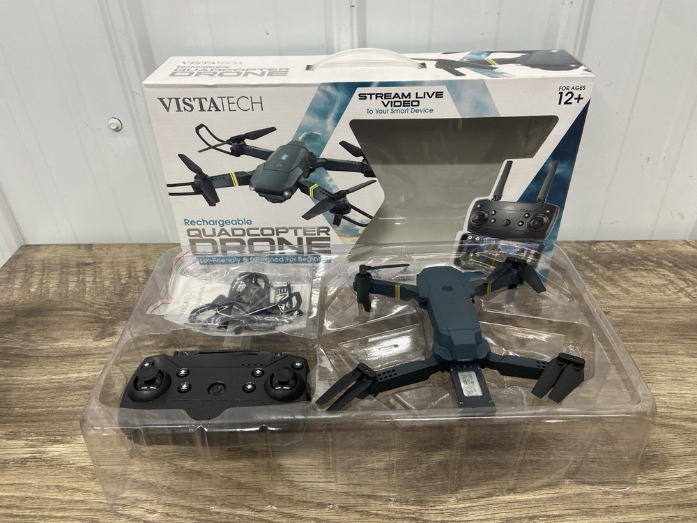 Vista tech Rechargeable Quadcopter Drone Open Box