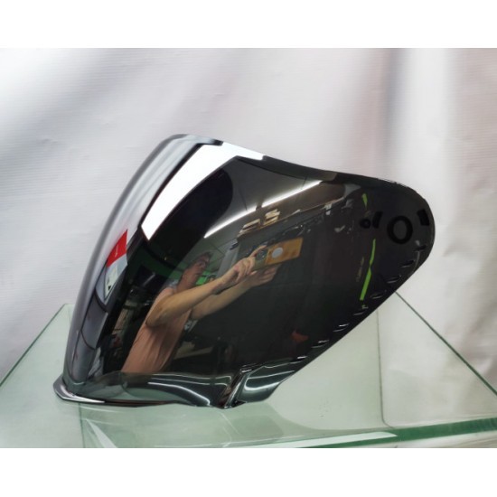 Screen Helmet SHIRO Capri Jet Mirror Silver