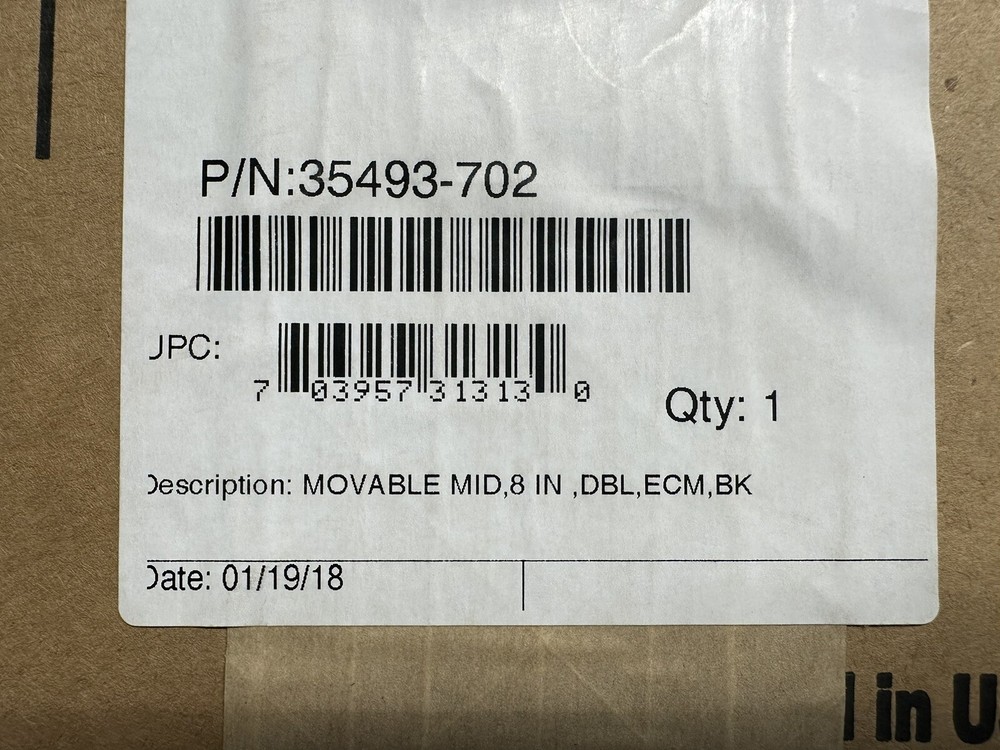 Chatsworth Movable Mid-Section Kit 3 sections 35493-702 Evolution Cable Manager