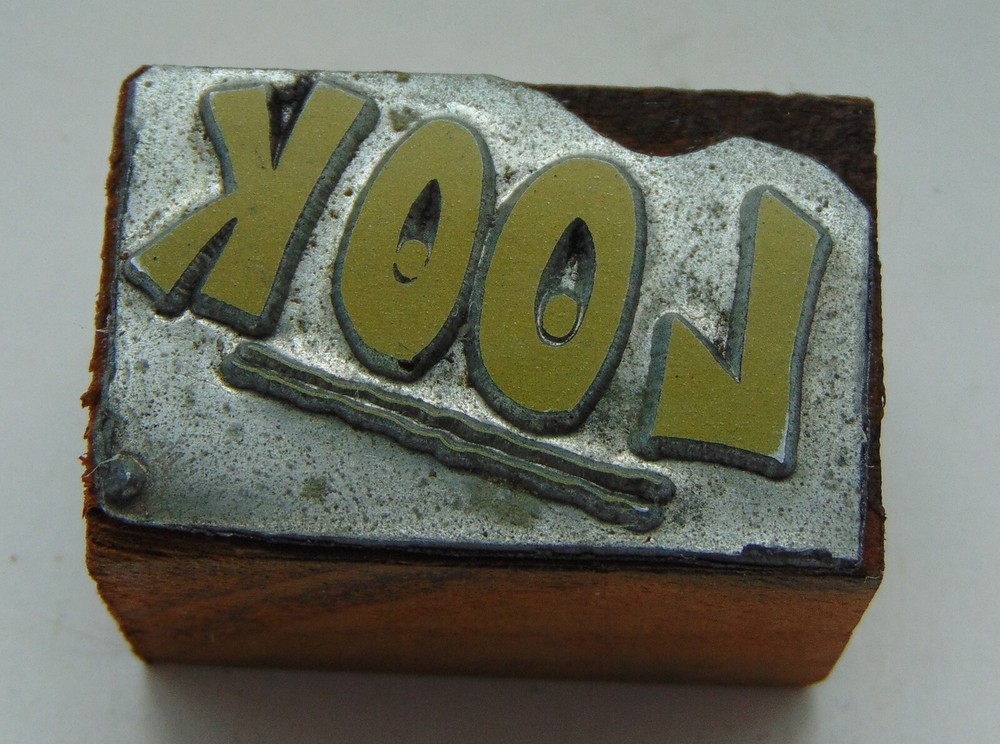 Printing Letterpress Printers Block Look