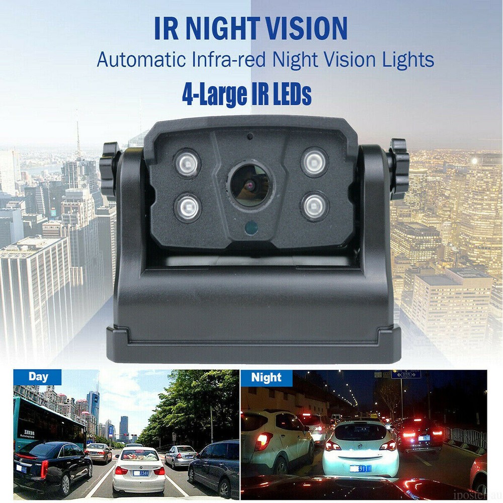 Magnetic Rear View Backup Camera 9600mA Rechargeable Wireless for iPhone/Android