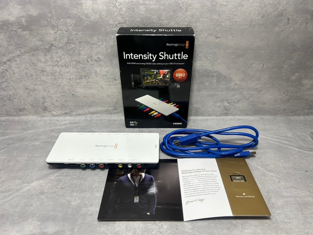 Blackmagic Design Intensity Shuttle USB 3.0 Capture Card From Japan used