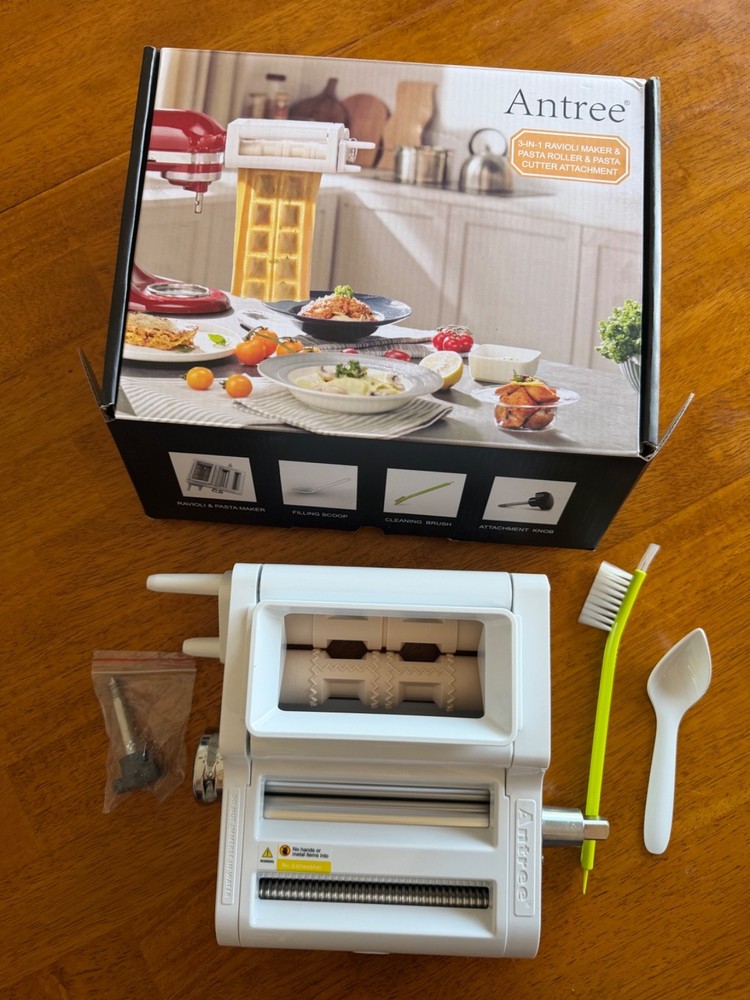 ANTREE Pasta Maker 3 in 1 Set - White